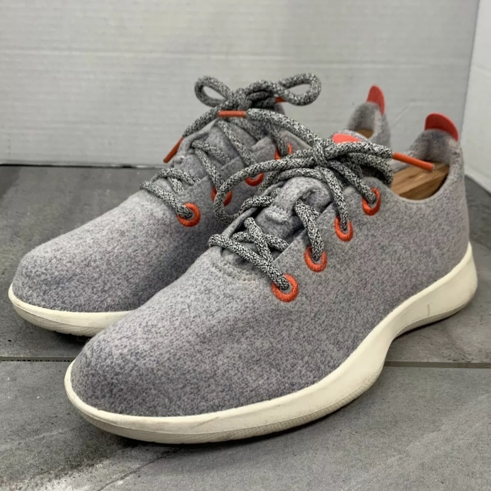 ALLBIRDS Wool Runners Running Shoes Womens Size 8 Heather Gray Superfine Merino